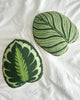 Tufted Calathea Medallion Plant Leaf Pillow