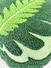Tufted Calathea Medallion Plant Leaf Pillow