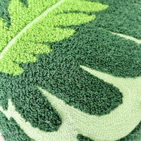 Tufted Calathea Medallion Plant Leaf Pillow