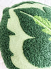 Tufted Calathea Medallion Plant Leaf Pillow