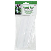 White Plastic Plant Labels (Package of 24)